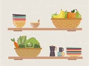 Storing fruits and vegetables