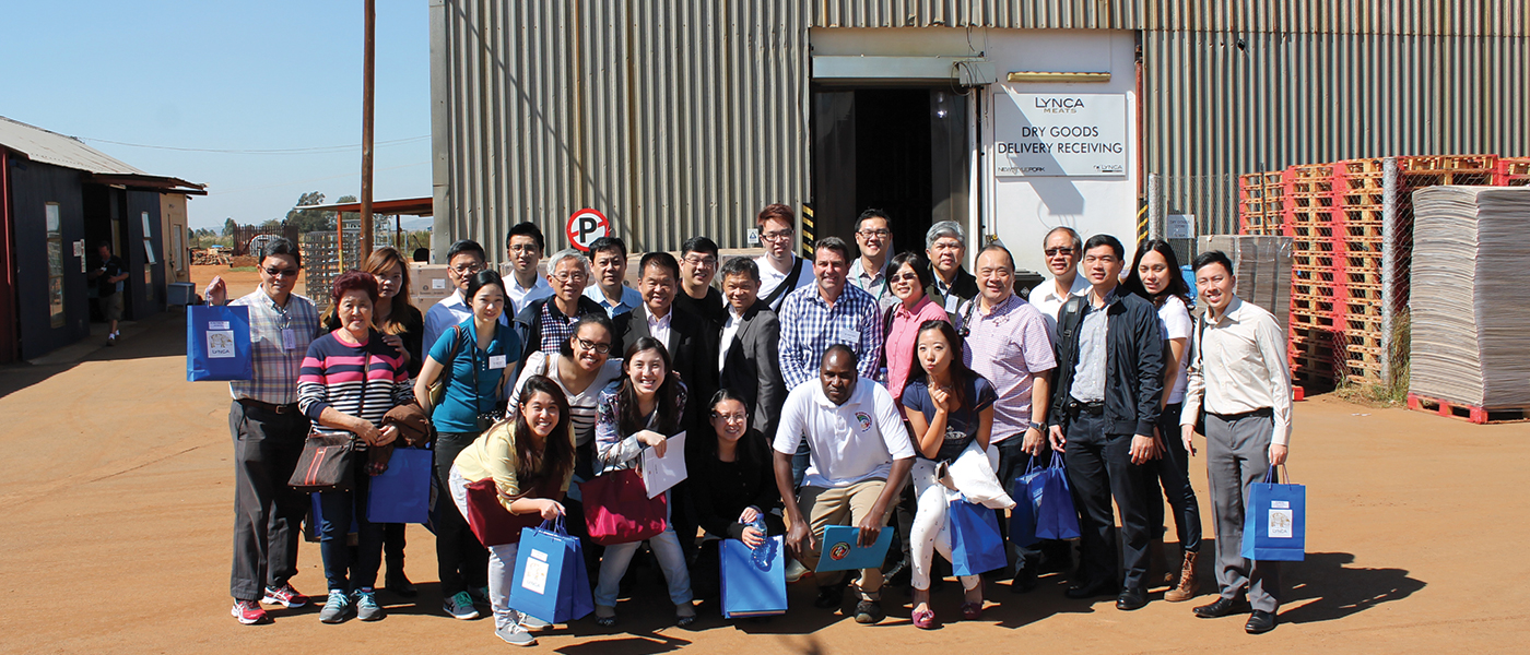 Site visit to Lynca Meats, a pork establishment. Site visit to Lynca Meats, a pork establishment.