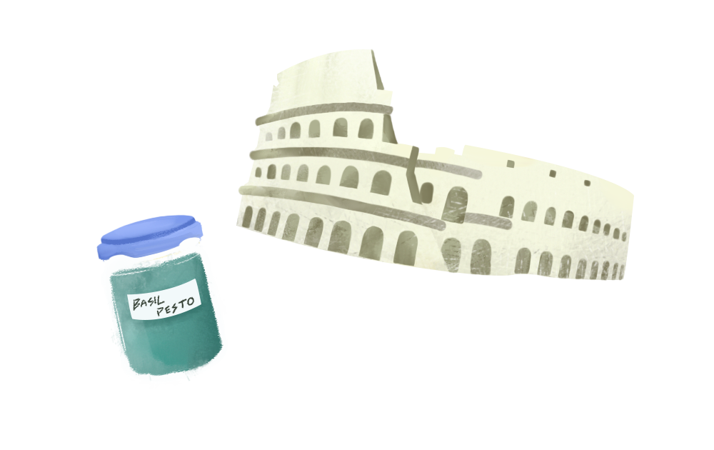 ComCrop - Pesto can trace its history all the way back to Ancient Rome.