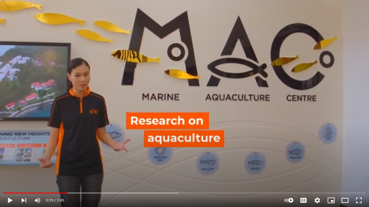 How about a career in aquaculture research ss